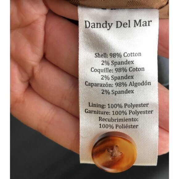 Dandy Del Mar Men The Rhodes Jacket + Twill Shorts XL/36 Abyss Old Money Cruise - Picture 7 of 16